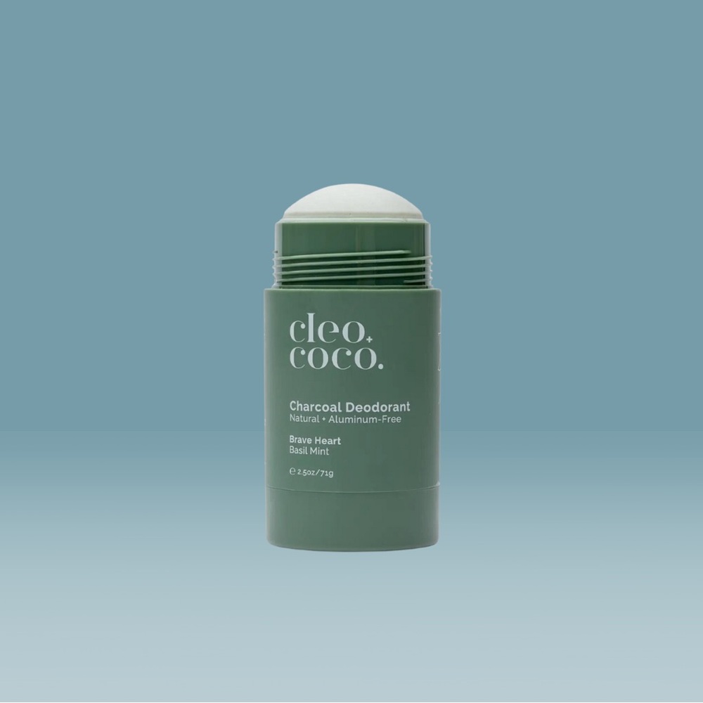 Cleo + Coco | Charcoal Deodorant | Basil Mint